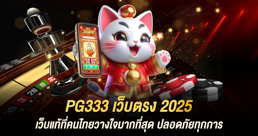 PG333 เว็บตรง 2025 เว็บแท้ที่คนไทยวางใจมากที่สุด ปลอดภัยทุกการ